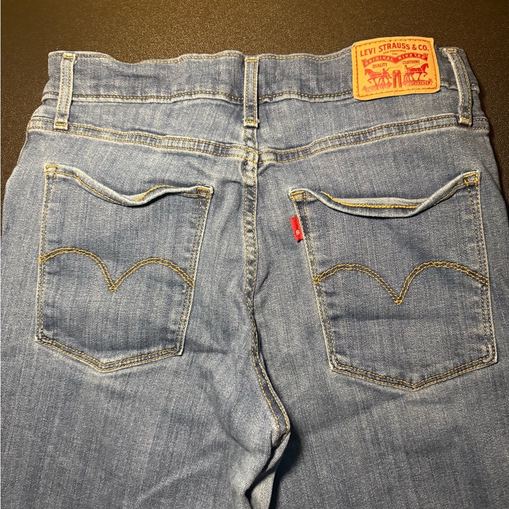 Levi's 724 High Rise Straight Crop Jeans